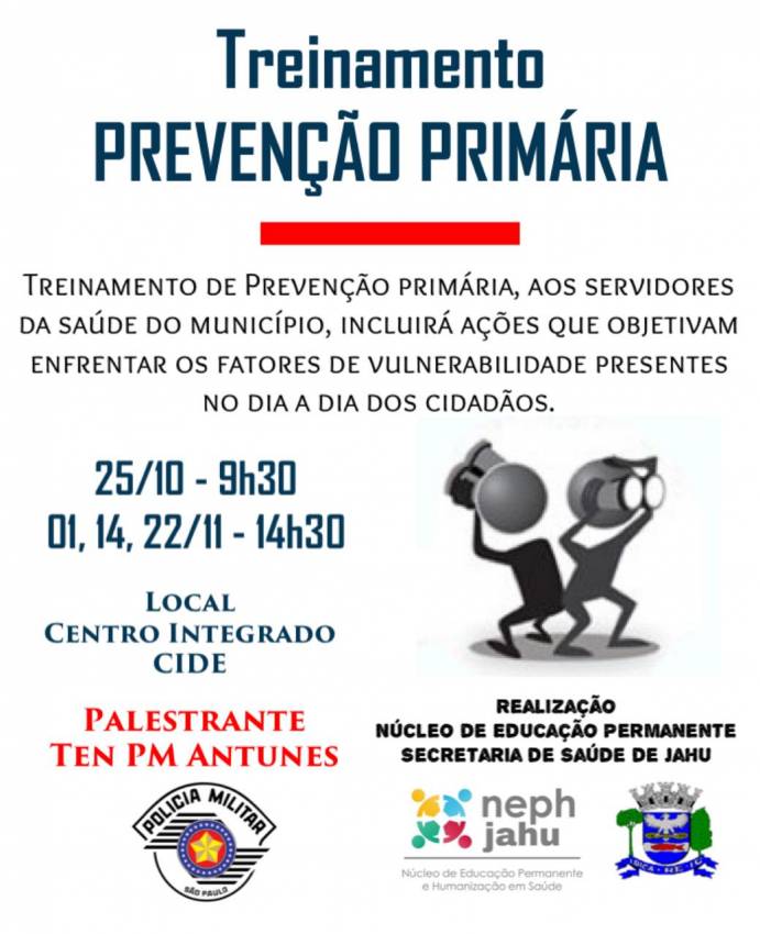 Prefeitura de Jahu promove treinamento aos servidores da saúde