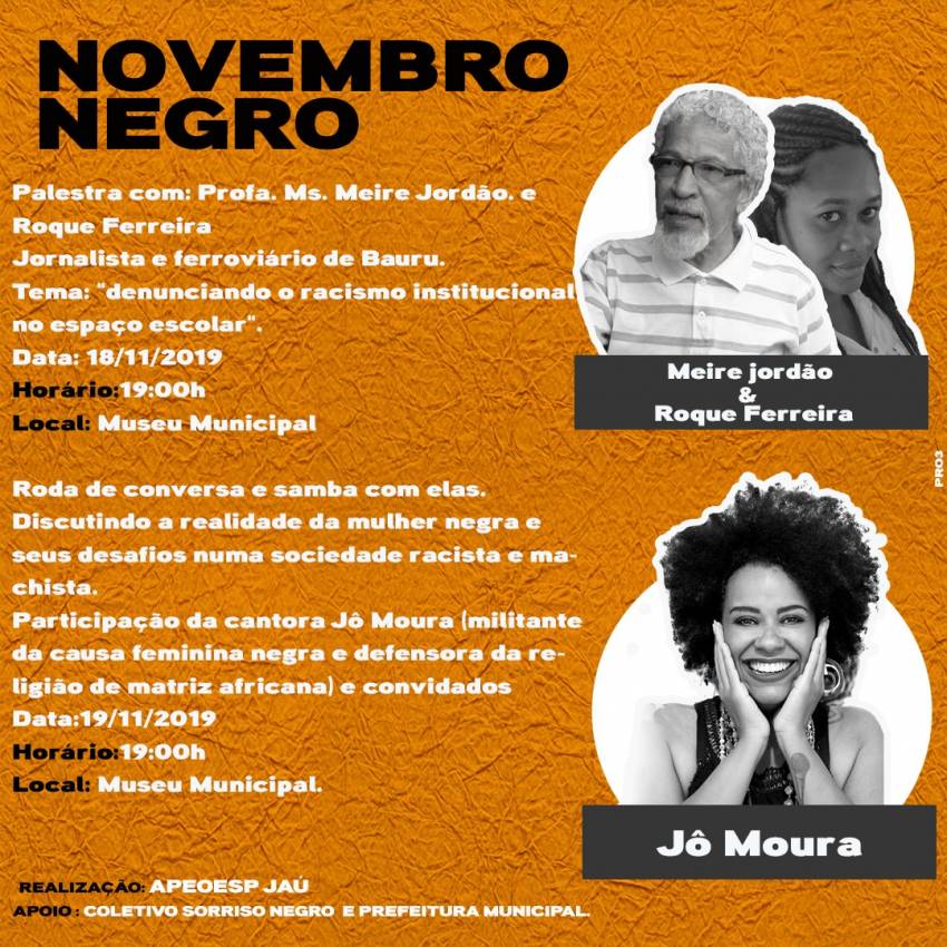 Secretaria de Cultura e Turismo divulga programação da Semana da Consciência Negra