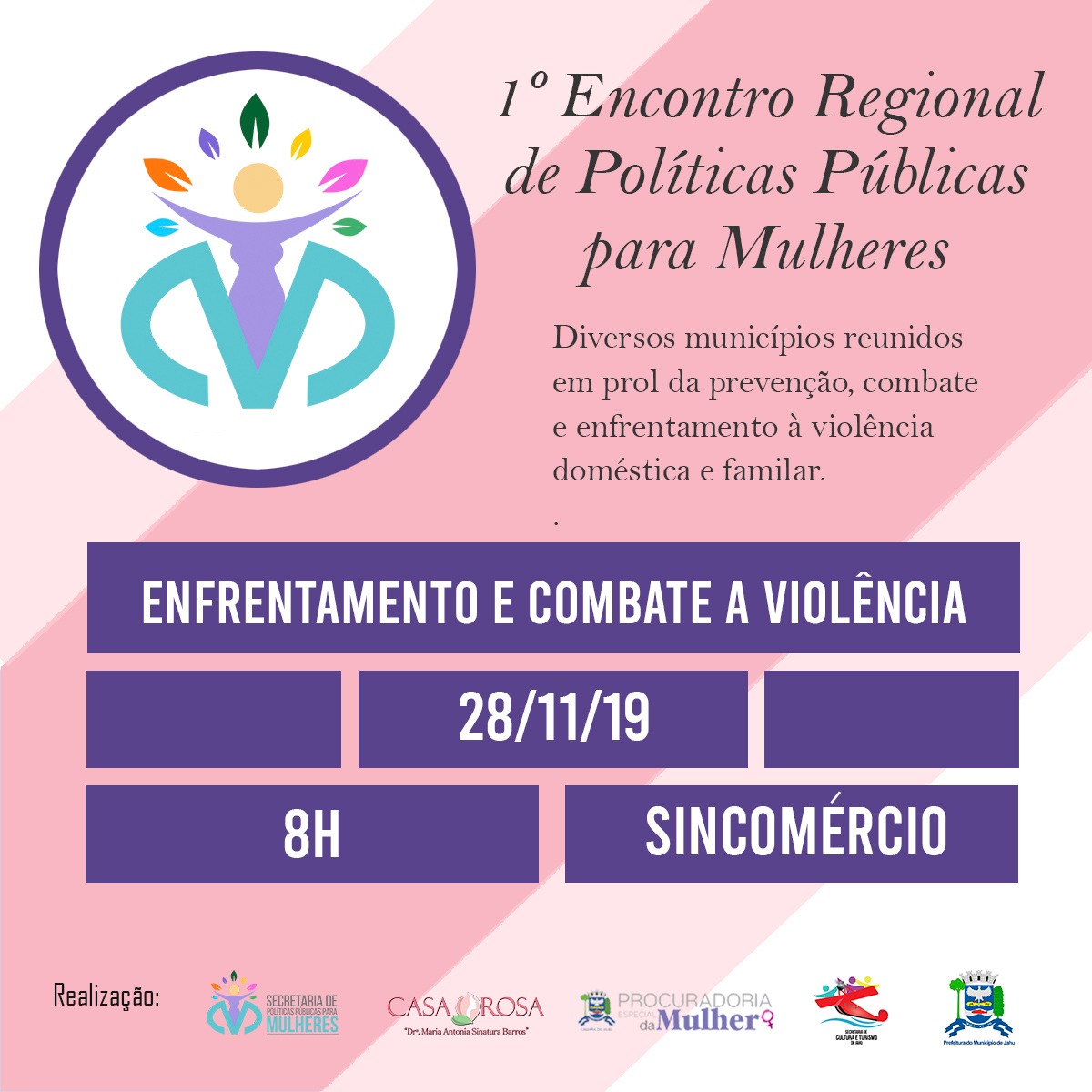 Secretaria de Políticas Públicas para Mulheres promove o 1º Encontro Regional de Políticas Públicas para Mulheres