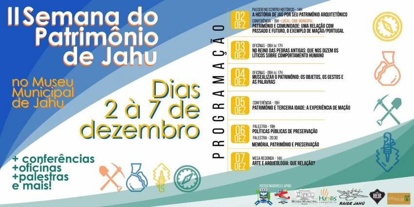 Secretaria de Cultura e Turismo divulga programação da II Semana do Patrimônio Histórico