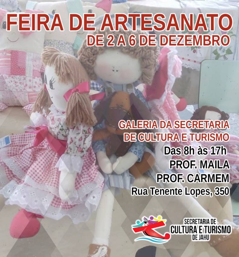 Secretaria de Cultura e Turismo realiza Feira de Artesanato de Natal