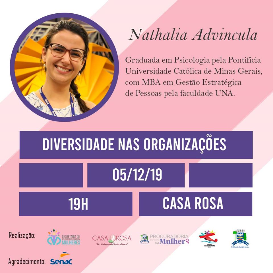 Secretaria de Políticas Públicas para Mulheres promove palestra sobre diversidade nas organizações