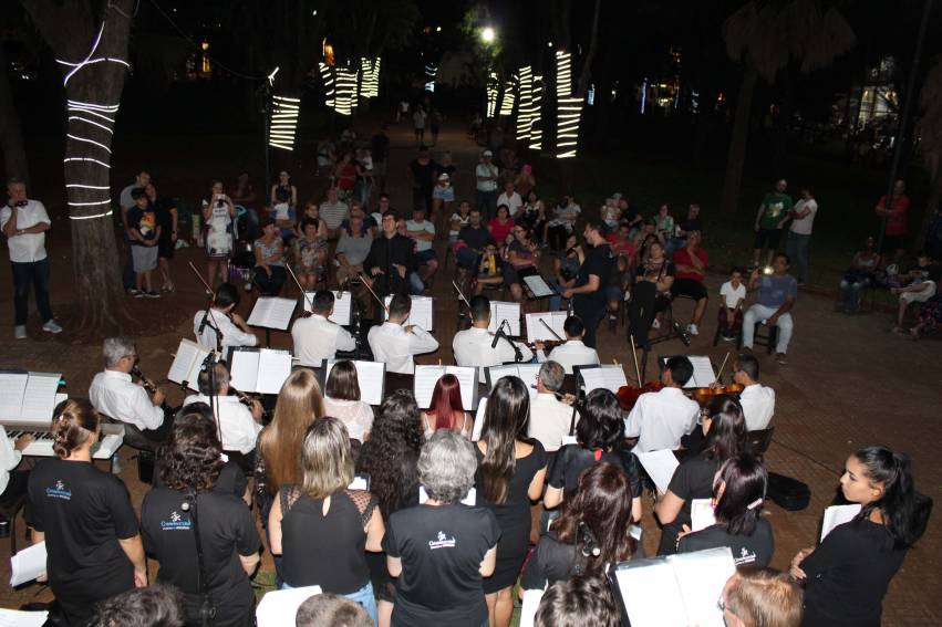 Natal de todos Nós 2019: Apresentação Coral e Orquestra Conservatório Jauense de Música - FOTOS