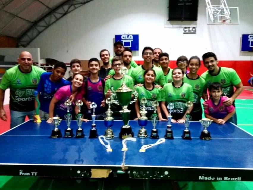 Tênis de Mesa de Jahu conquista a terceira colocação geral na Liga Paulista