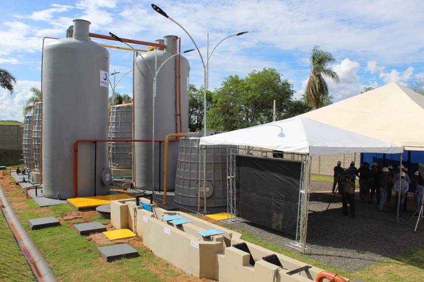 Prefeitura de Jahu e empresa Águas de Jahu inauguram Estação de Tratamento de Esgoto de Pouso Alegre