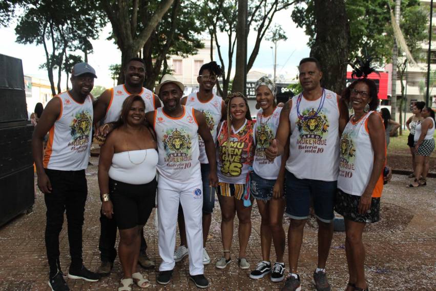 Carnaval JAÚFOLIA 2020: 25/02 - Terça-Feira - Show com o Grupo Afro Amukêngue na Praça da República - FOTOS