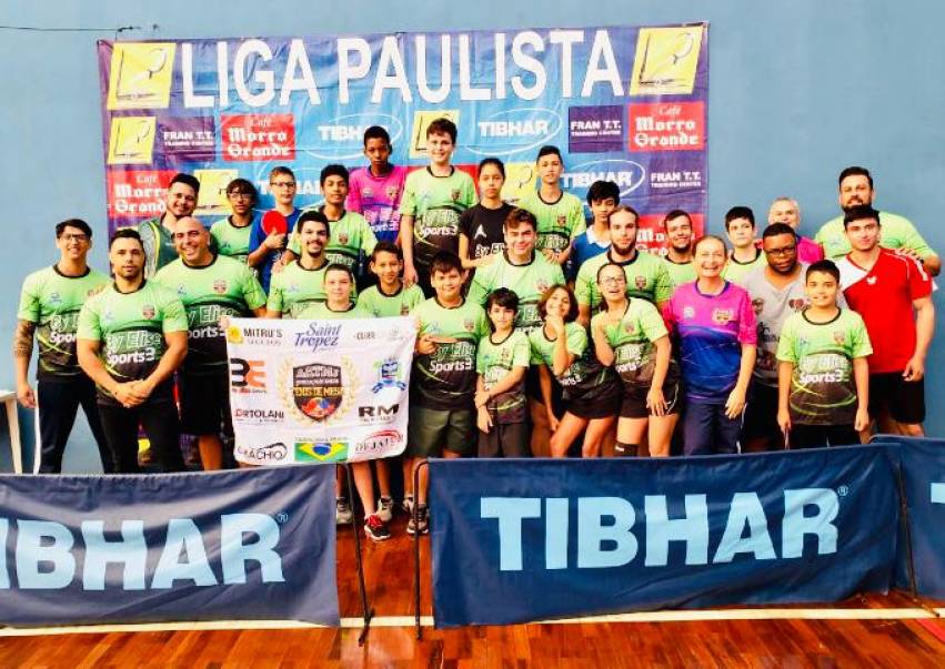 Tênis de Mesa de Jahu conquista o terceiro lugar na 2ª etapa da Liga Paulista
