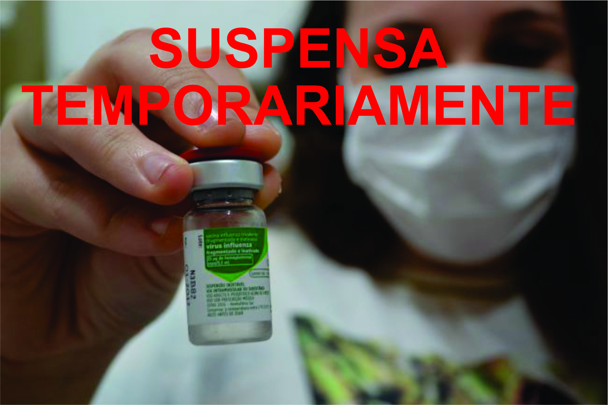 Vacinação contra a gripe: suspensão temporária nessa sexta-feira