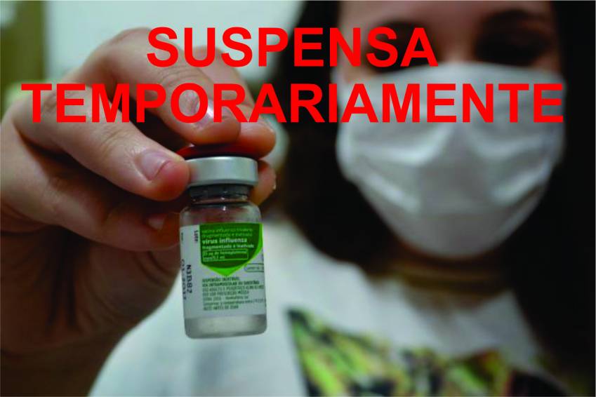 Vacinação contra a gripe: suspensão temporária nessa sexta-feira
