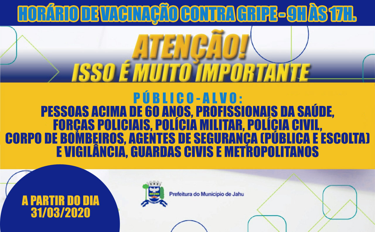 Vacinação contra a gripe é antecipada para policiais e agentes penitenciários