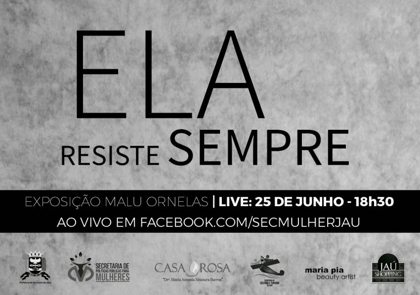 Exposição “Ela Resiste Sempre”: lançamento em ambiente virtual