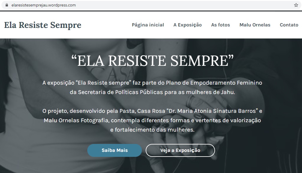 Blog da Exposição Ela Resiste Sempre é lançado após live