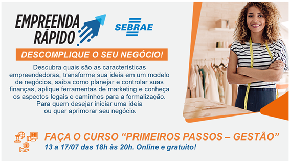 Empreendedor: “Descomplique seu negócio – primeiros passos”