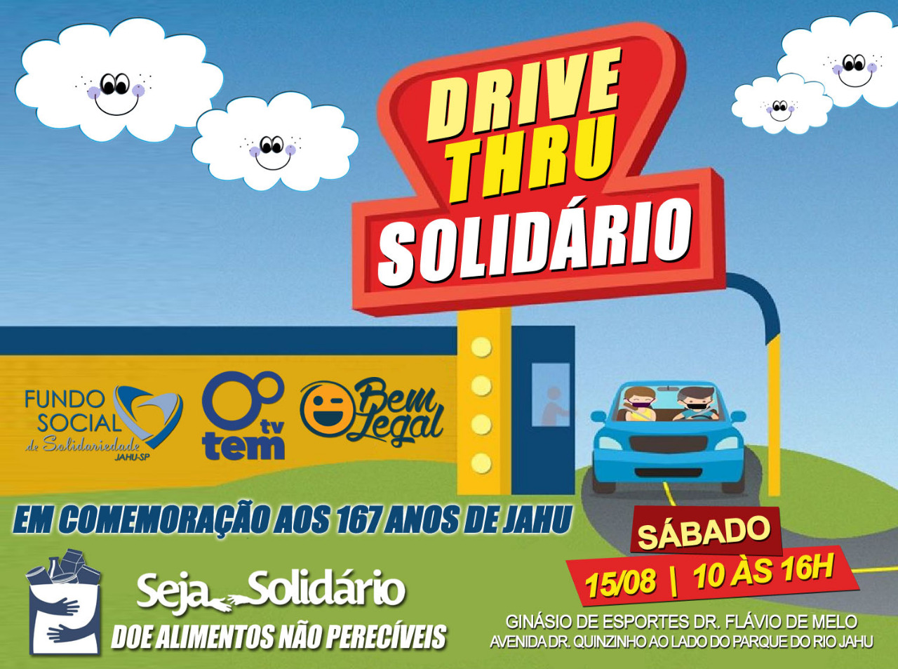 167 anos de Jahu será celebrado com solidariedade