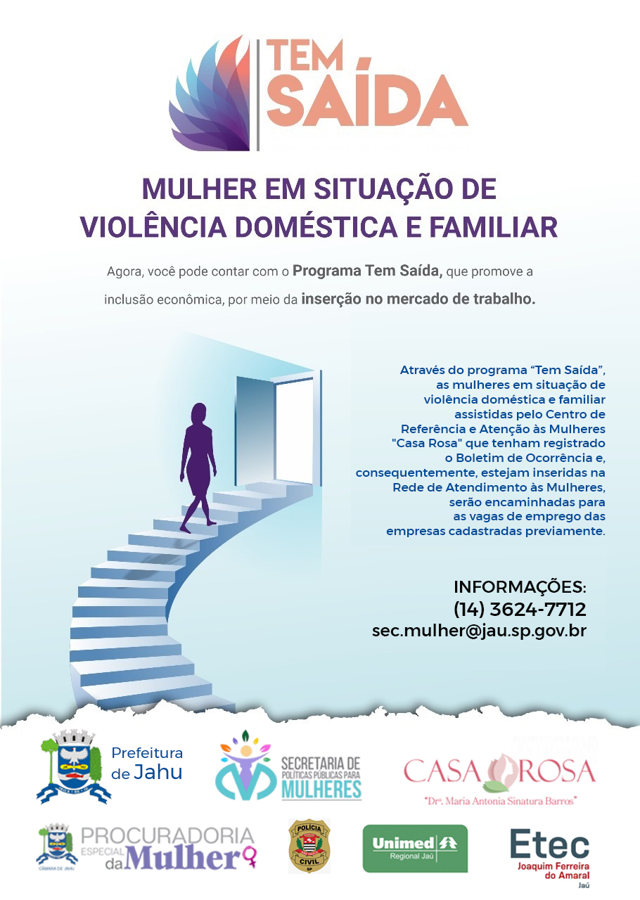 Em live, Secretaria de Políticas Públicas para Mulheres e Casa Rosa lançam o Programa “Tem Saída”