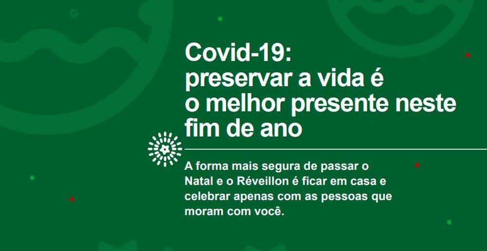 COVID e festividades de dezembro: orientações