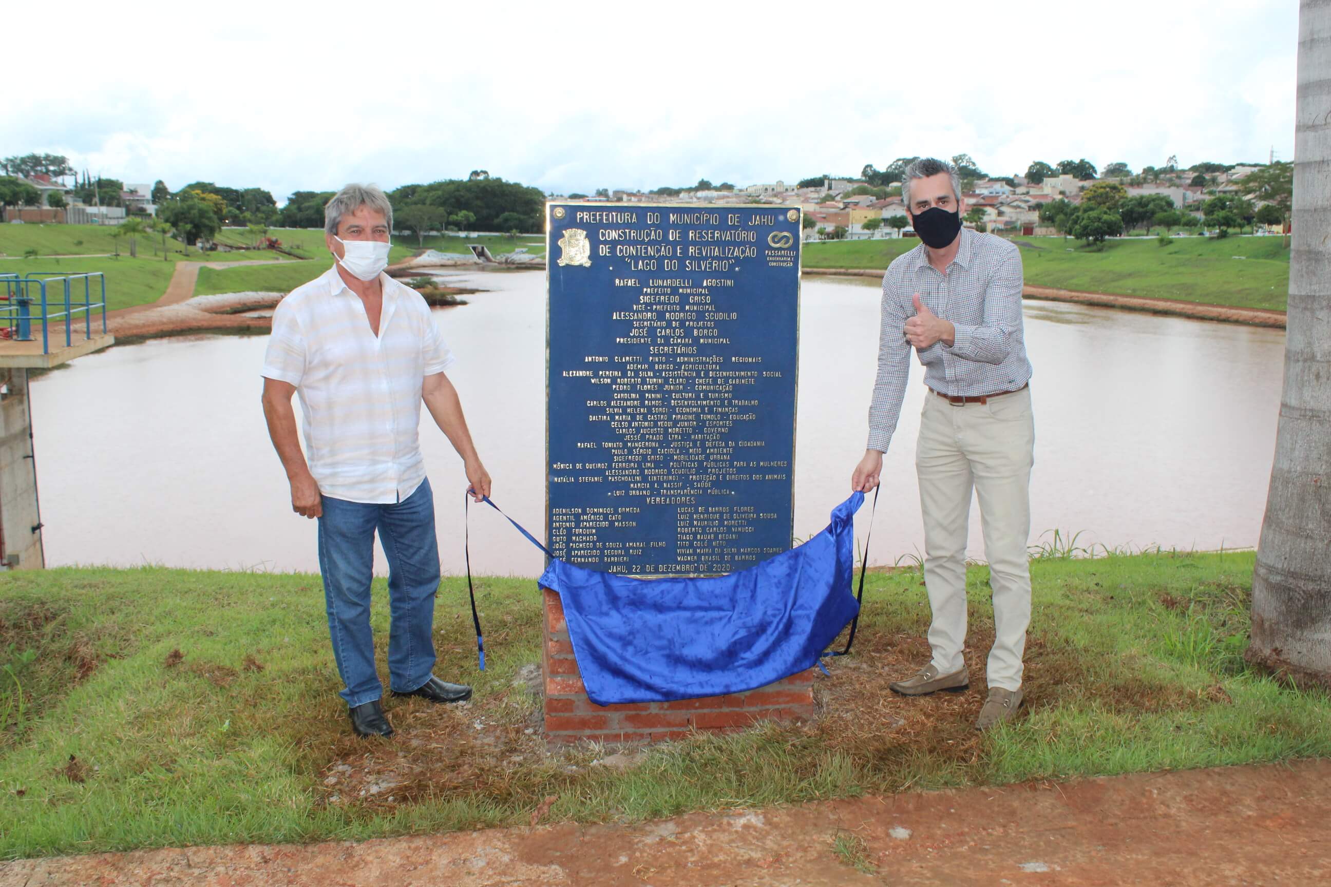 Prefeitura de Jahu inaugura obras do Lago do Silvério