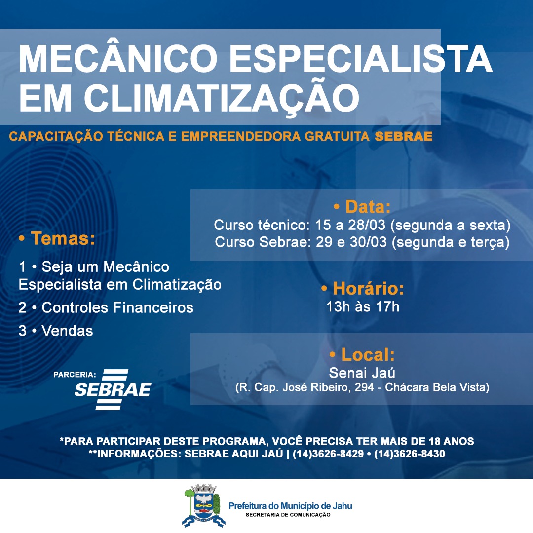 Capacitação técnica e empreendedora gratuita