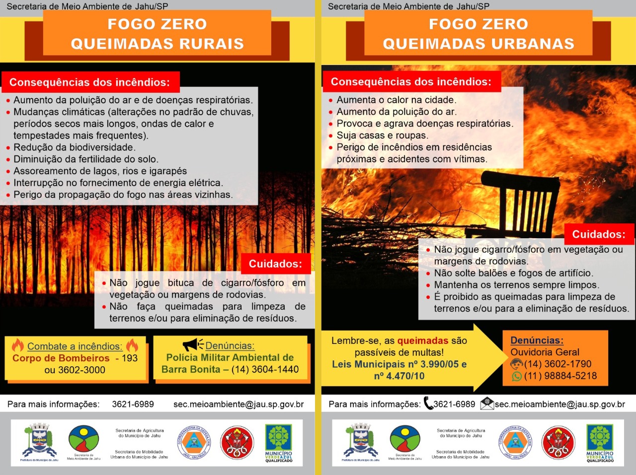 MEIO AMBIENTE LANÇA PROGRAMA “FOGO ZERO”