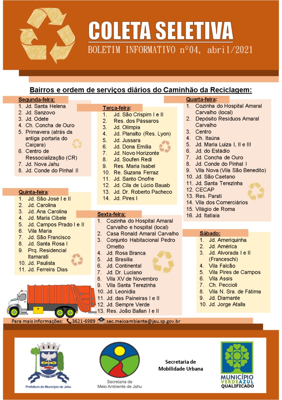 SECRETARIA DE MEIO AMBIENTE AMPLIA COLETA SELETIVA