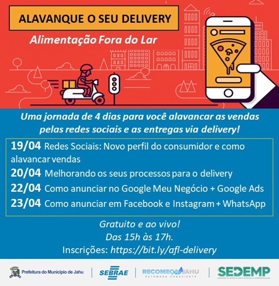 *JORNADA GRATUITA CAPACITA PARA ALIMENTAÇÃO FORA DO LAR *