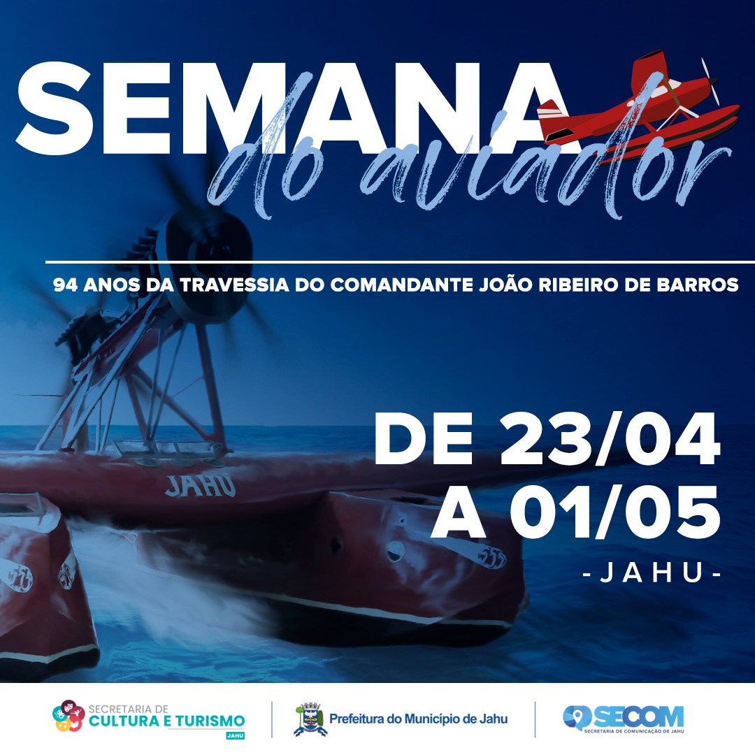 “SEMANA DO AVIADOR” Celebra Façanha De João Ribeiro de Barros