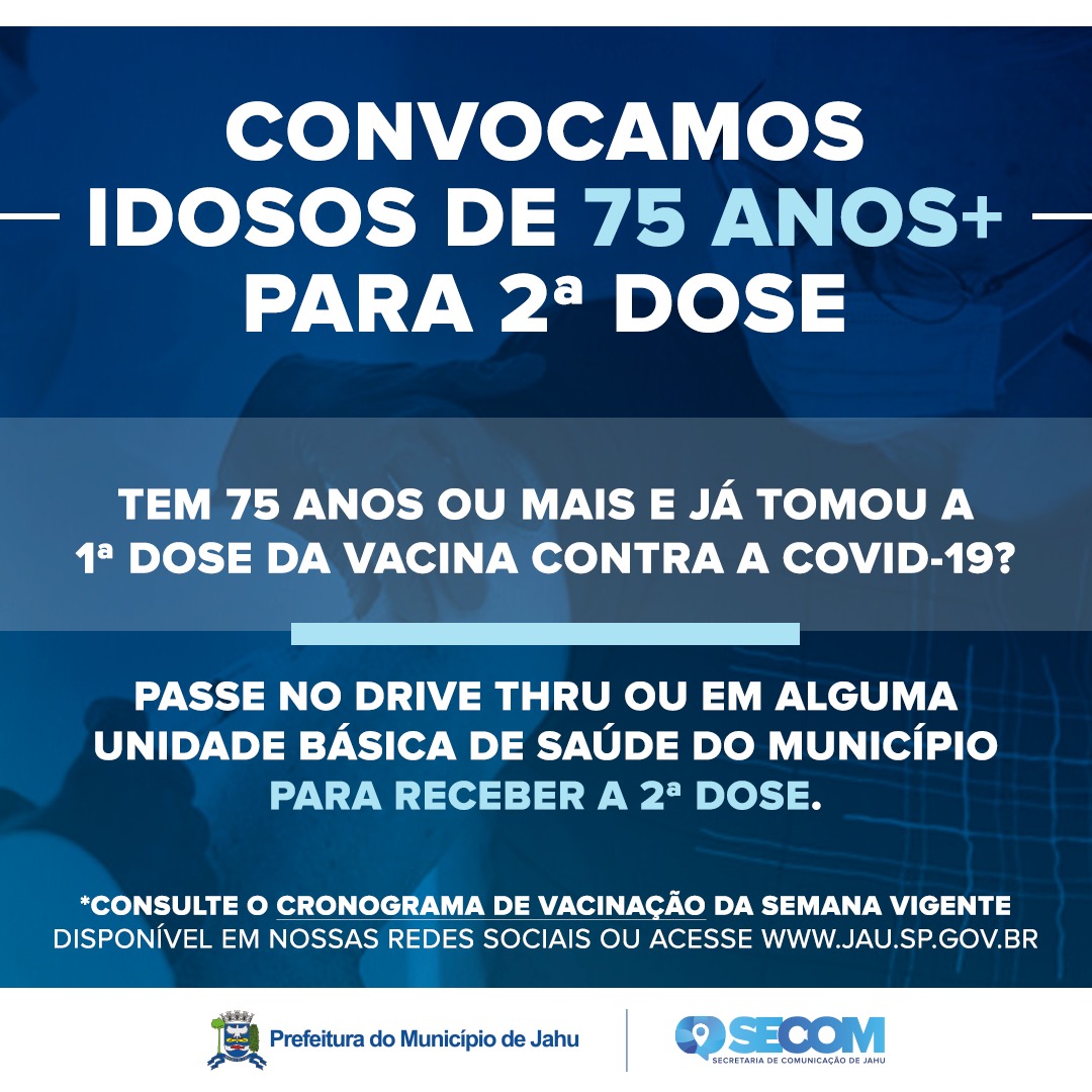 VACINAÇÃO 75 ANOS