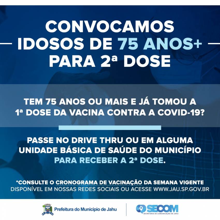 VACINAÇÃO 75 ANOS