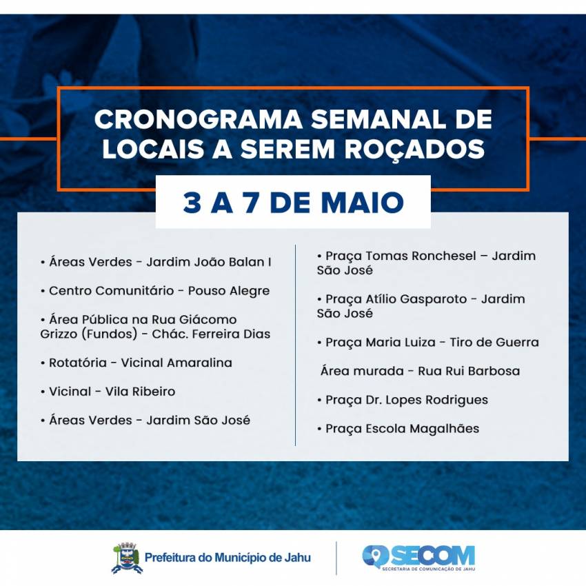 CRONOGRAMA SEMANAL