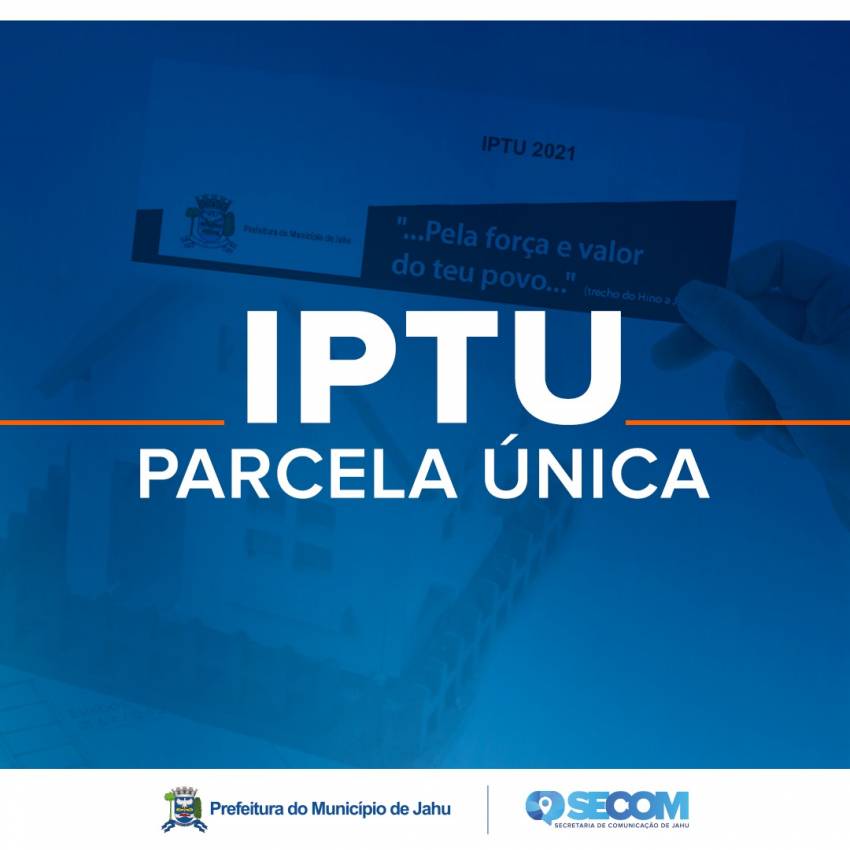 PRORROGADO VENCIMENTO DE COTA ÚNICA