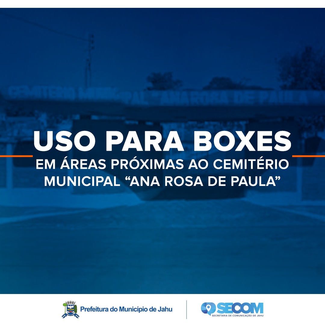 CONCESSÃO DE USO PARA BOXES NO CEMITÉRIO
