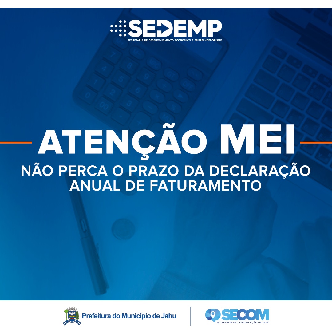 PRAZO PARA DECLARAÇÃO DO MEI TERMINA DIA 31