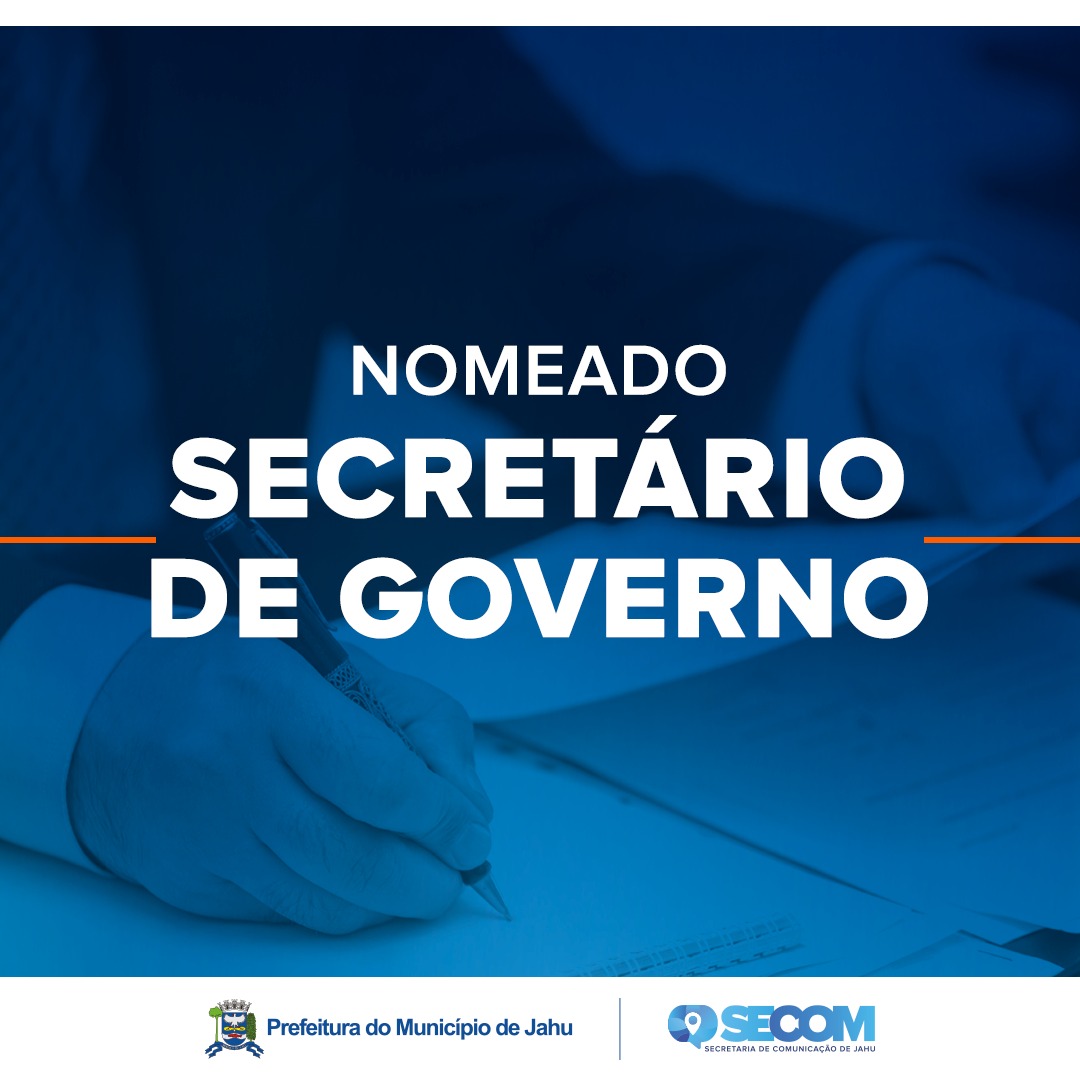 PAULO IVO ASSUME SECRETARIA DE GOVERNO