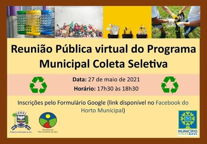 DIAGNÓSTICO PARA PROGRAMA DE COLETA SELETIVA É APRESENTADO