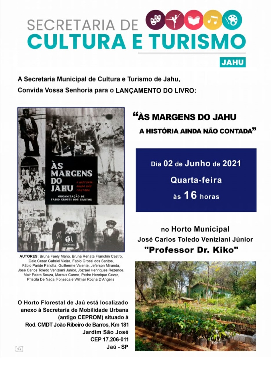 CULTURA E TURISMO LANÇA LIVRO NO HORTO MUNICIPAL