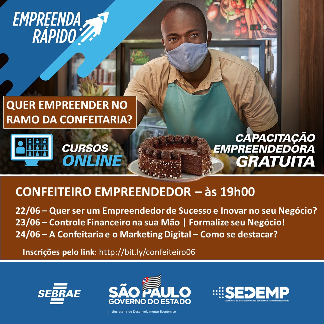 Se você quer empreender no ramo de confeitaria e alimentação, já faz bolos, doces, salgados em casa. Essa oportunidade é para você!