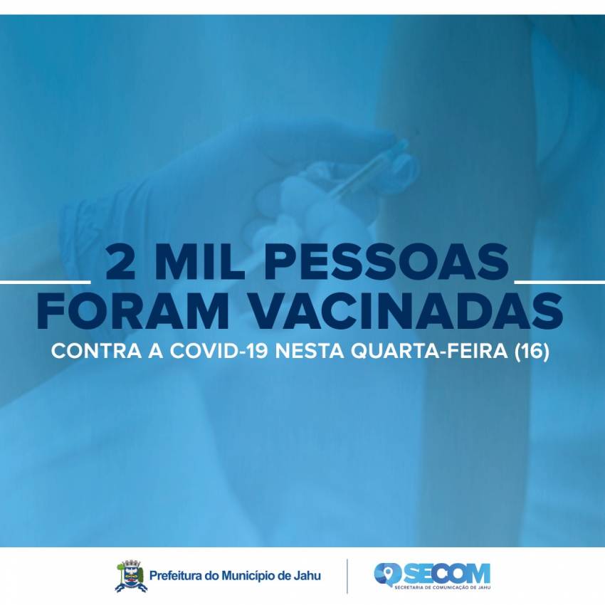 BALANÇO DA VACINAÇÃO