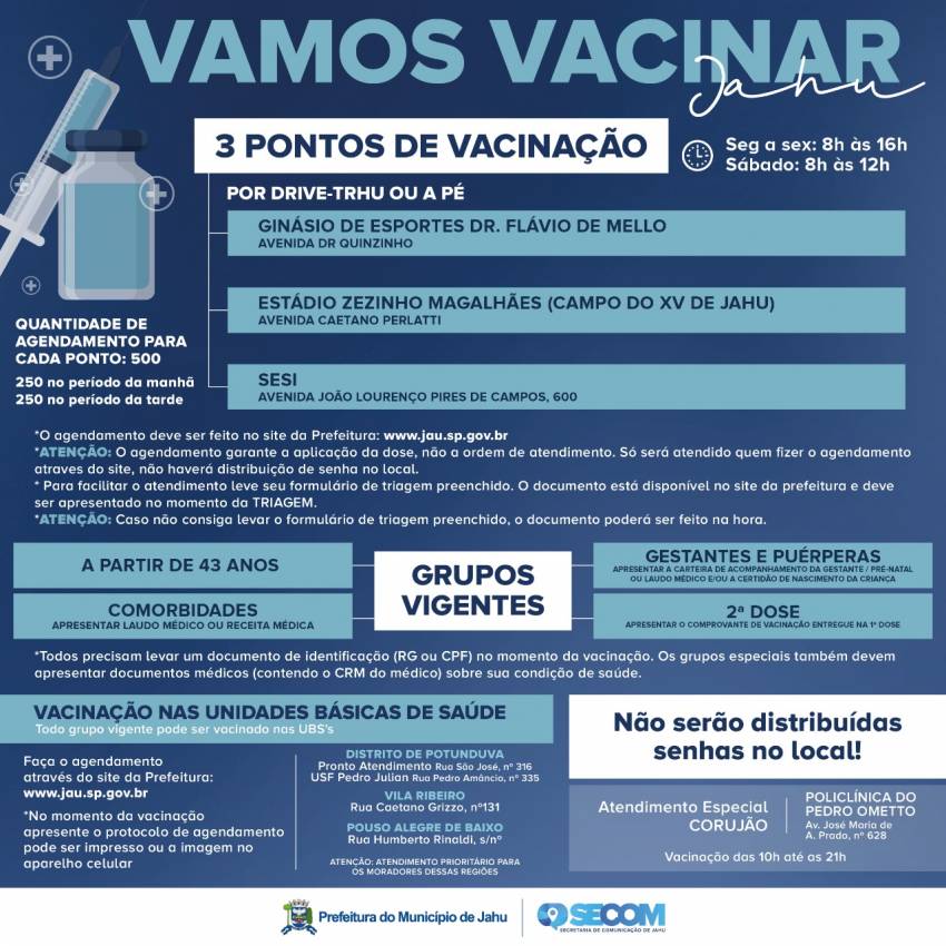 Ação: VAMOS VACINAR JAHU